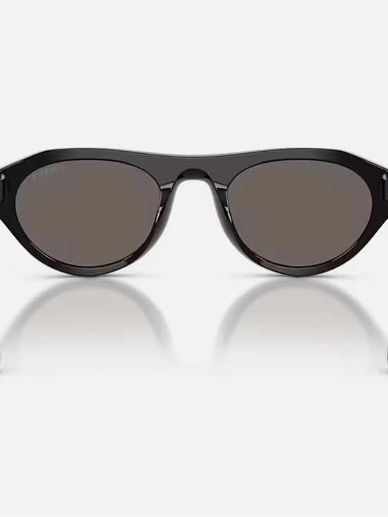 Prada Black Cat-Eye Sunglasses with Gold Accents main image 12